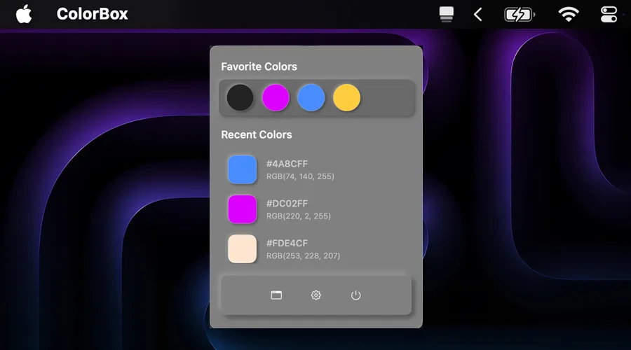 Menubar Mode